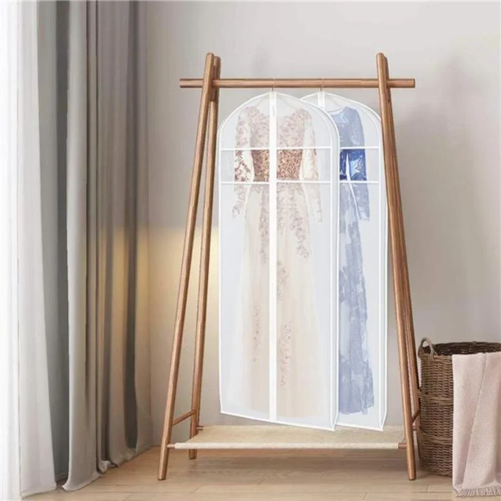 Dress Garment Bags for Storage 72-inch with Clear Window & 3